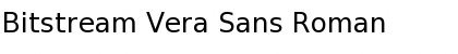 Download Bitstream Vera Sans Font