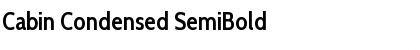 Cabin Condensed SemiBold Font