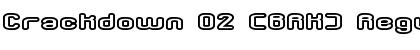 Download Crackdown O2 (BRK) Font