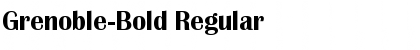 Grenoble-Bold Regular Font