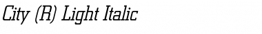 City BQ Italic Font