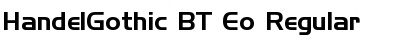 Download HandelGothic BT Eo Font