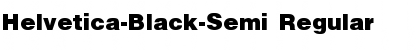 Download Helvetica-Black-Semi Font