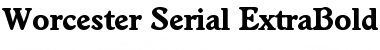 Download Worcester-Serial-ExtraBold Font