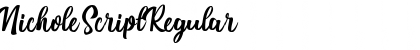 Download Nichole Script Font