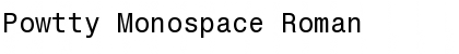 Powtty Monospace Font