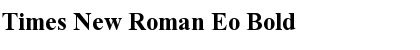 Times New Roman Eo Font