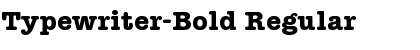 Download Typewriter-Bold Font
