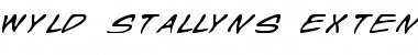 Wyld Stallyns Extended Extended Font