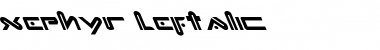 Xephyr Leftalic Leftalic Font