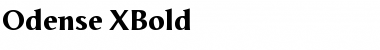 Odense XBold Regular Font