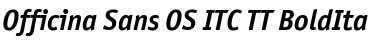 Officina Sans OS ITC TT BoldIta Font