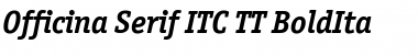 Officina Serif ITC TT BoldIta