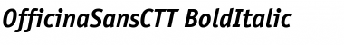 OfficinaSansCTT BoldItalic Font