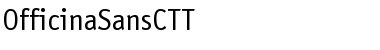 OfficinaSansCTT Regular Font