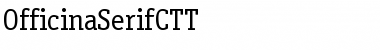 OfficinaSerifCTT Regular Font