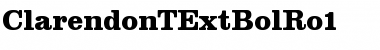 Download ClarendonTExtBolRo1 Font