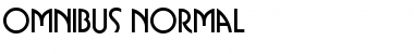 Omnibus Font