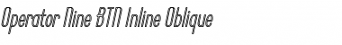 Operator Nine BTN Inline Font