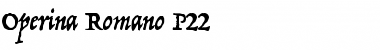 Download Operina Romano P22 Font