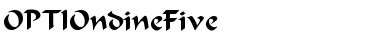 Download OPTIOndineFive Font