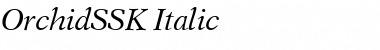 OrchidSSK Italic