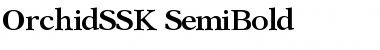 OrchidSSK SemiBold Font