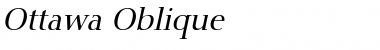 Ottawa Oblique Font