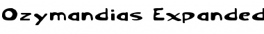 Download Ozymandias Expanded Font