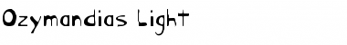 Download Ozymandias Light Font