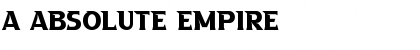 a Absolute Empire Regular Font