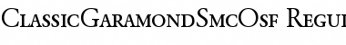 Download ClassicGaramondSmcOsf Font