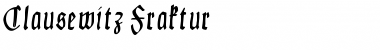 Clausewitz-Fraktur Regular Font
