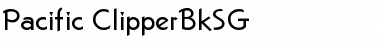 Pacific ClipperBkSG Font