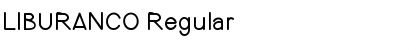 LIBURANCO Regular Font