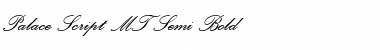 Palace Script MT Font