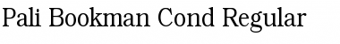 Download Pali Bookman Cond Font
