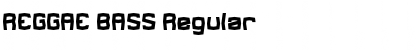 REGGAE BASS Regular Font