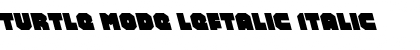 Download Turtle Mode Leftalic Font