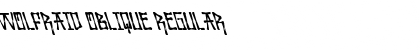 Download Wolfraid Oblique Font