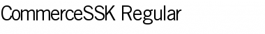CommerceSSK Regular Font