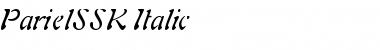 ParielSSK Font