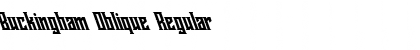 Download Buckingham Oblique Font