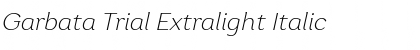 Garbata Trial Extralight Italic