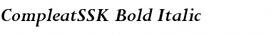 CompleatSSK Bold Italic