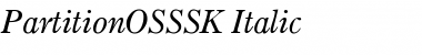 PartitionOSSSK Font