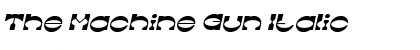 The Machine Gun Font