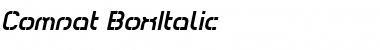 Comsat Italic Font