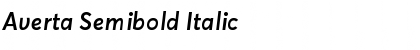 Averta Semibold Italic