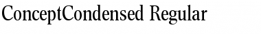 ConceptCondensed Regular Font